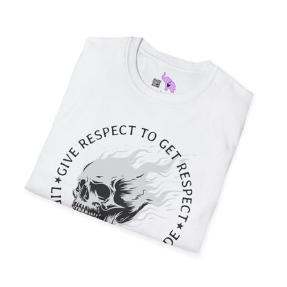 Give Respect to Get Respect Life Is A Beautiful Ride Adult T-shirt