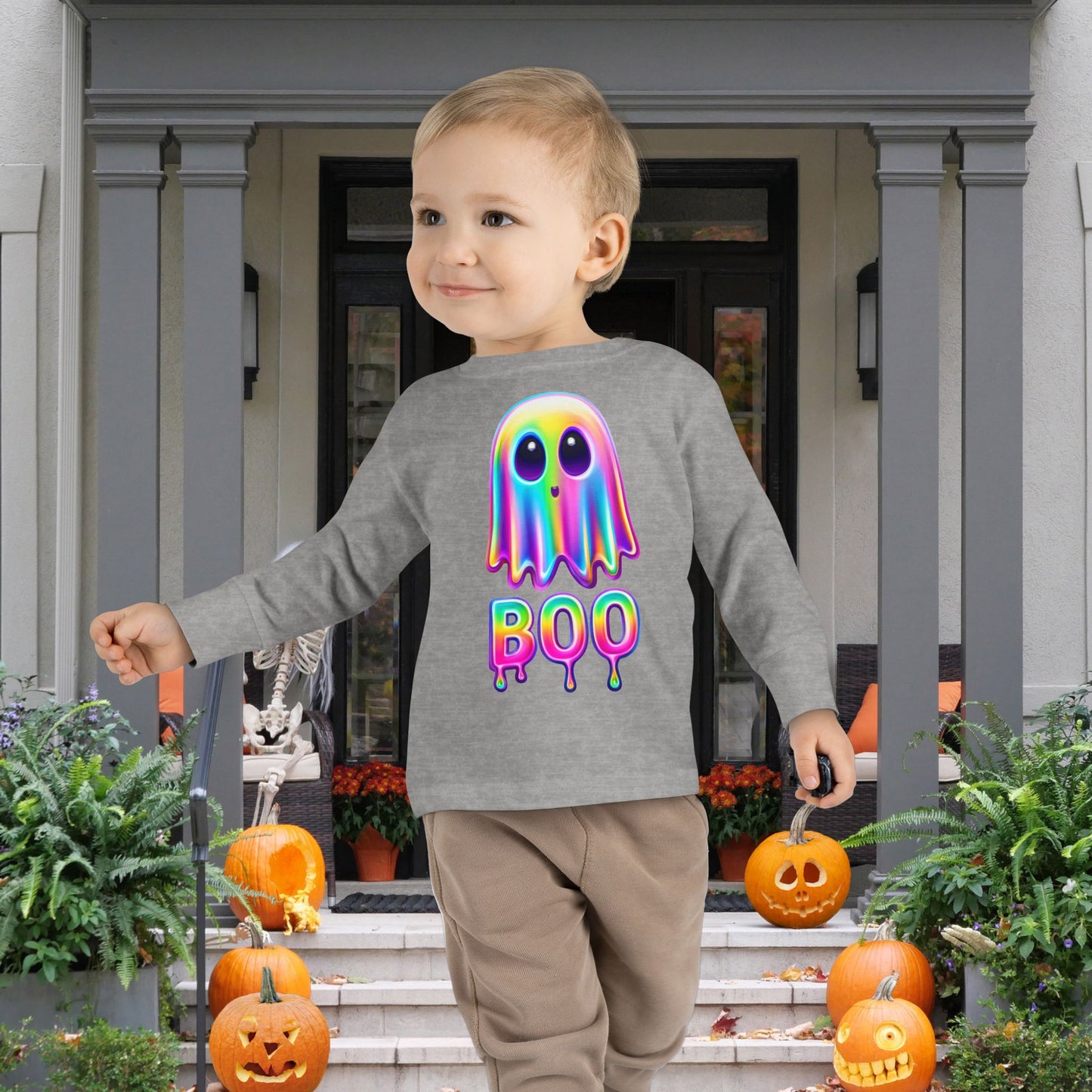 Boo-tiful Glow Toddler Long Sleeve Tee