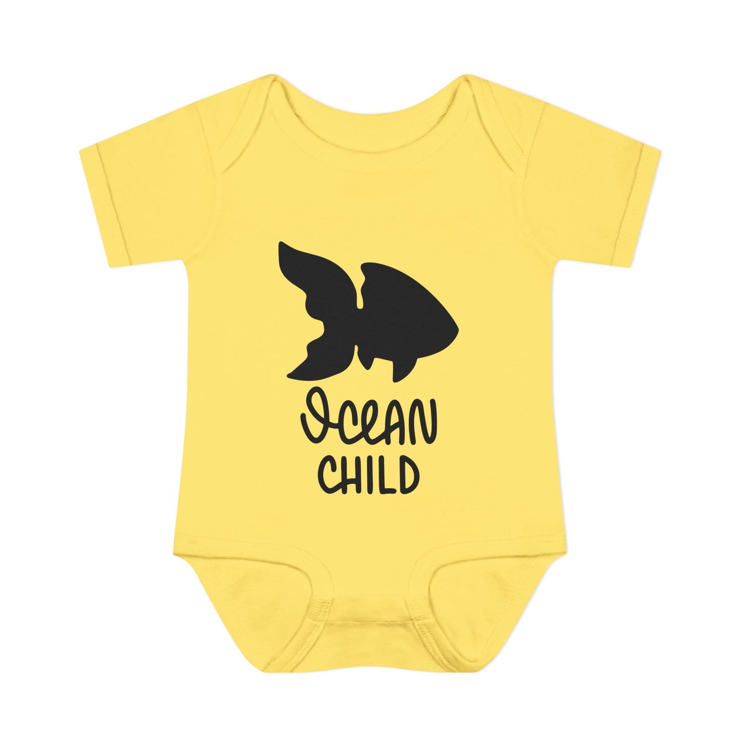 Ocean Child Infant Baby Rib Bodysuit
