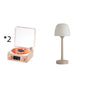 Retro Bluetooth Record Player Speaker with Rotating Water Ripple Light & White Noise Machine