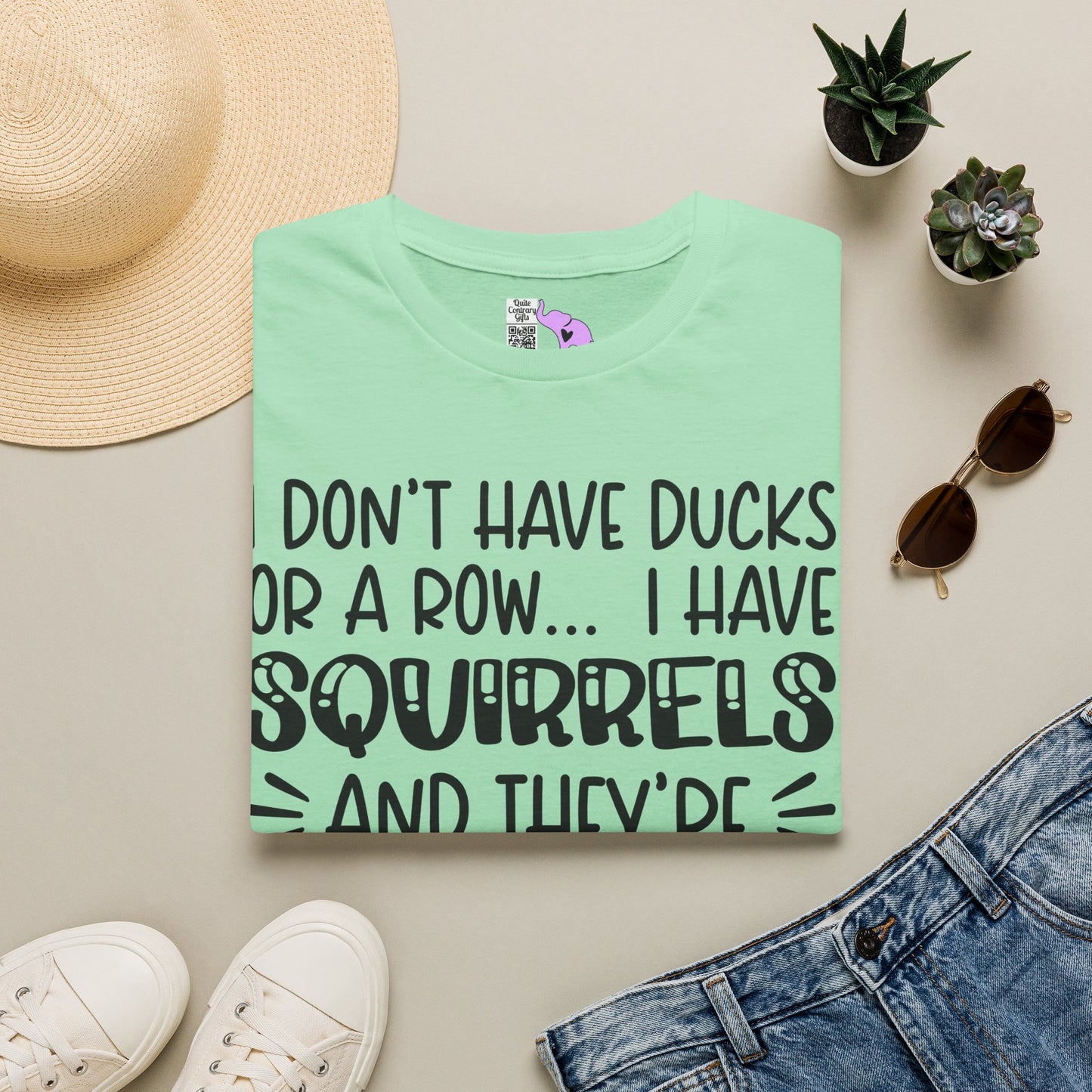 I Don't Have Ducks or a Row... Adult T-shirt