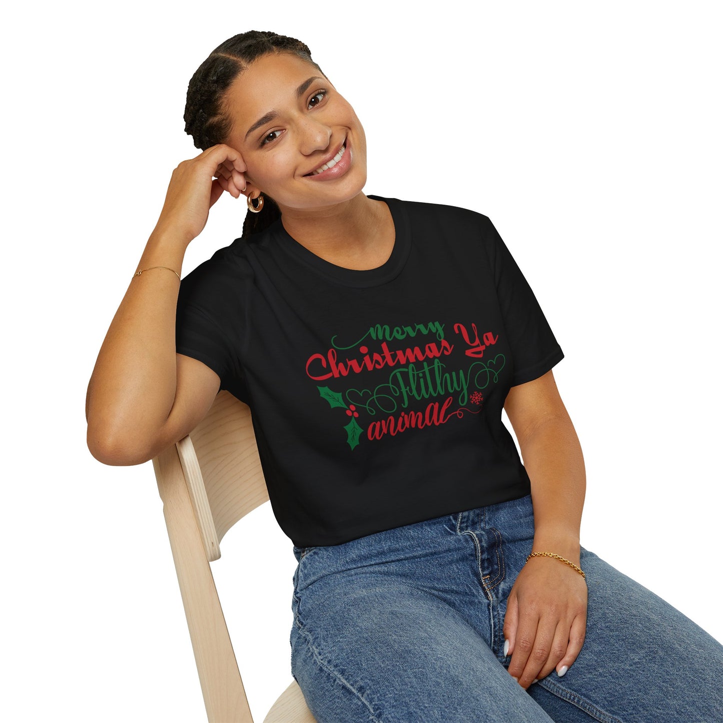 Merry Christmas Ya Filthy Animal T-shirt