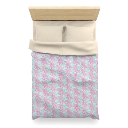 Berry Sorbet Camo Microfiber Duvet Cover