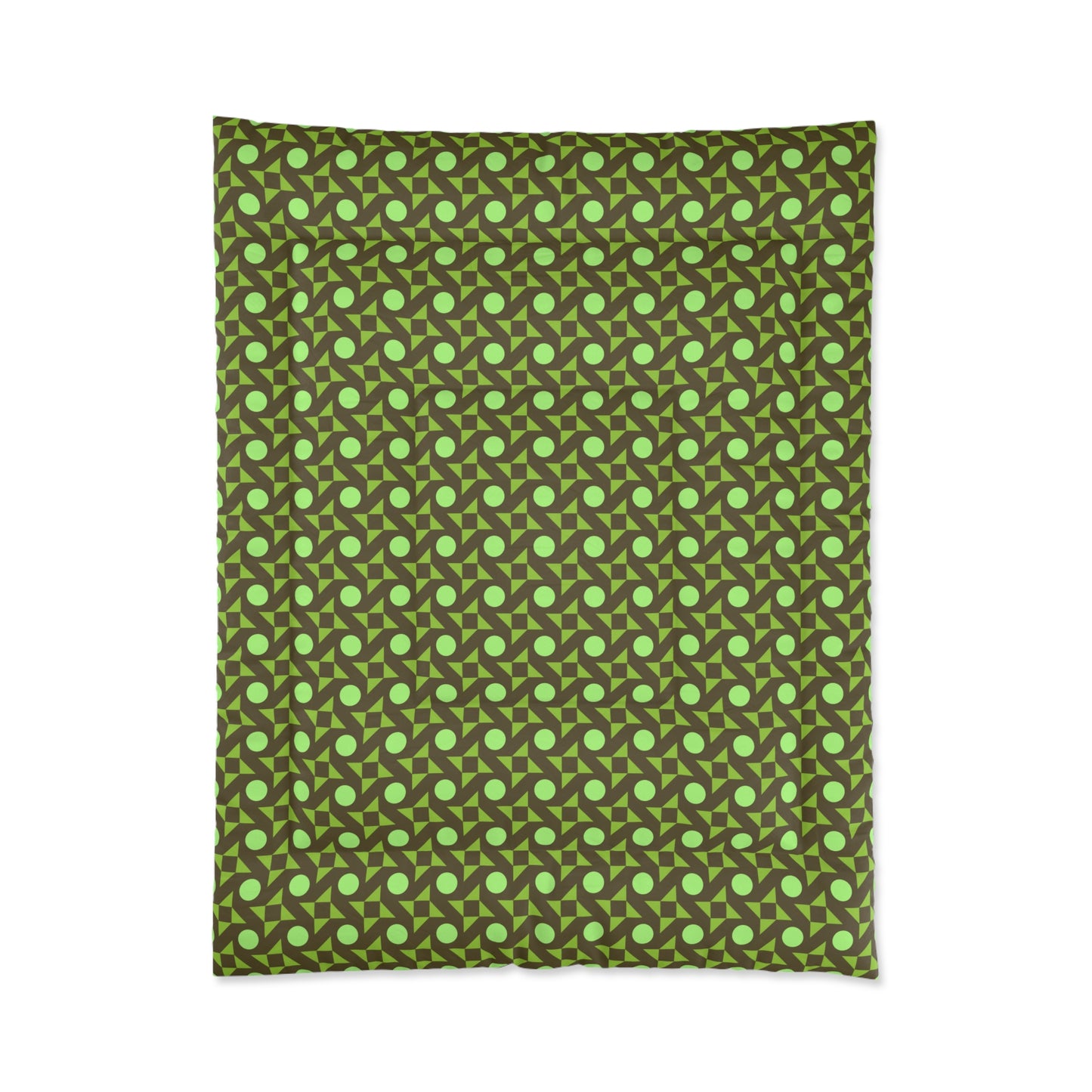 Pistachio Pinwheels Basic Bedding Set