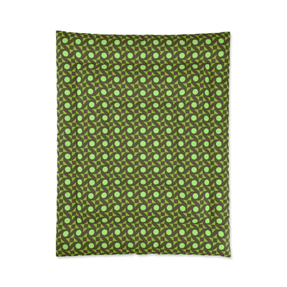 Pistachio Pinwheels Basic Bedding Set