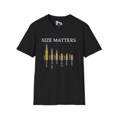 Size Matters (Ammo) Adult T-shirt