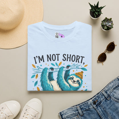 ""I'm Not Short I'm Concentrated Awesome (Sloth on Branch) Adult T-shirt