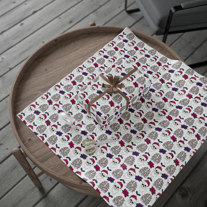 Santa Skull Wrapping Paper