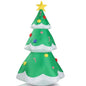 Festive 6.9ft Christmas Tree with Ornaments LED Inflatable