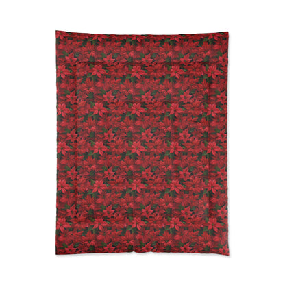 Crimson Noel Garden Comforter