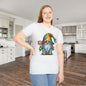 Proud Mom (Autism Awarness Gnome) Adult T-shirt