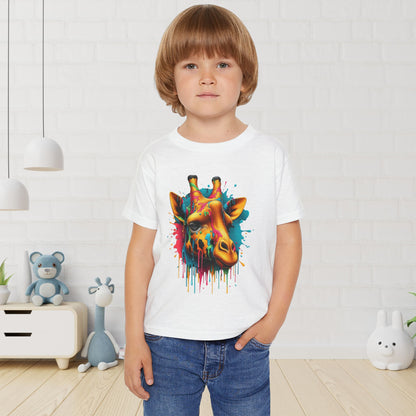 Colorful Giraffe Heavy Cotton™ Toddler T-shirt