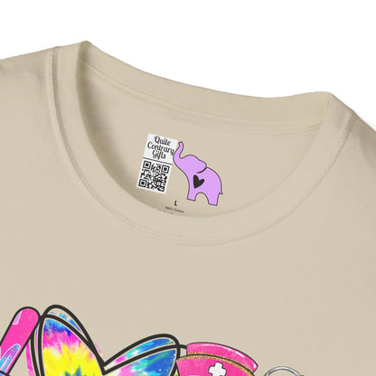 Peace Love Nursing Adult T-shirt