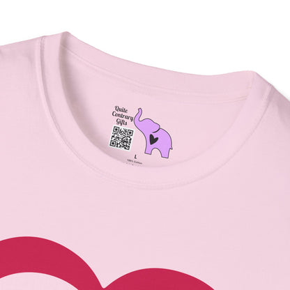 Heart Outline Adult T-shirt