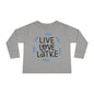 Hanukkah Live Love Latke Toddler Long Sleeve Tee