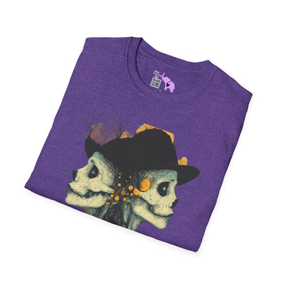 Creepy Skull Witches Adult T-shirt