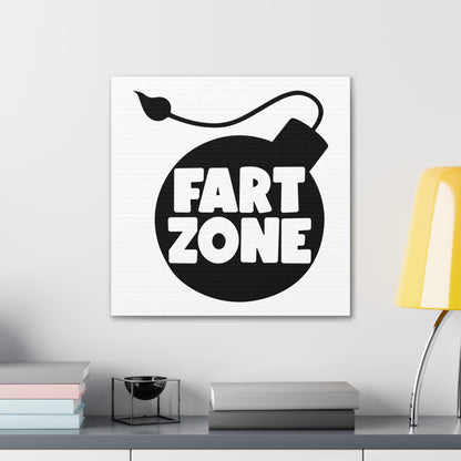 Fart Zone Canvas Square Wraps w/o Frame