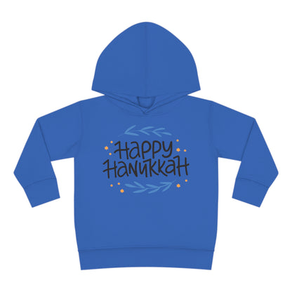 Happy Hanukkah 2 Toddler Pullover Fleece Hoodie