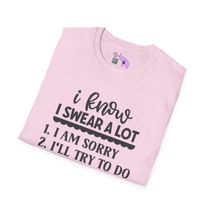 I Know I Swear Alot But... Adult T-shirt