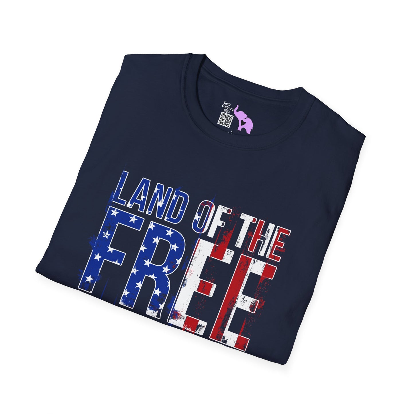 Land of the Free Home of the Brave Adult T-Shirt