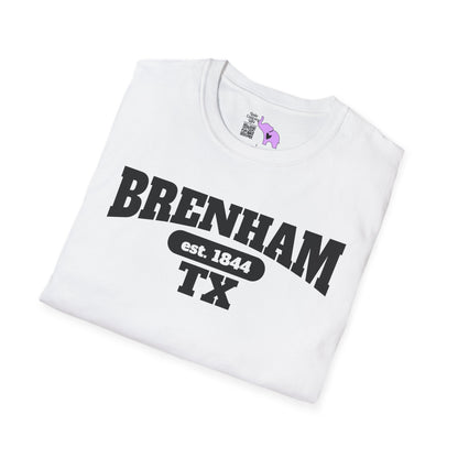 Brenham Tx Est. 1844 Adult T-shirt