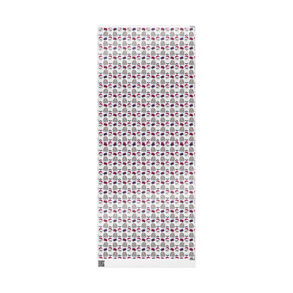 Santa Skull Wrapping Paper