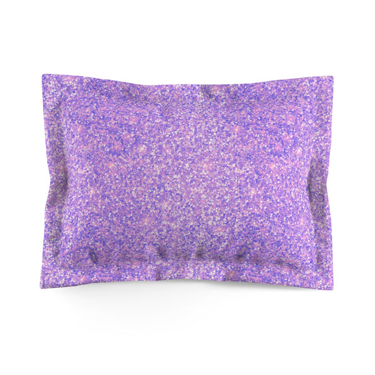 Lavender Crystal Microfiber Pillow Sham