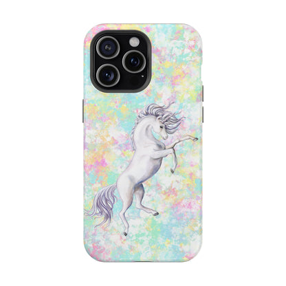 Pastel Pegasus MagSafe® Compatible Tough Case for iPhone