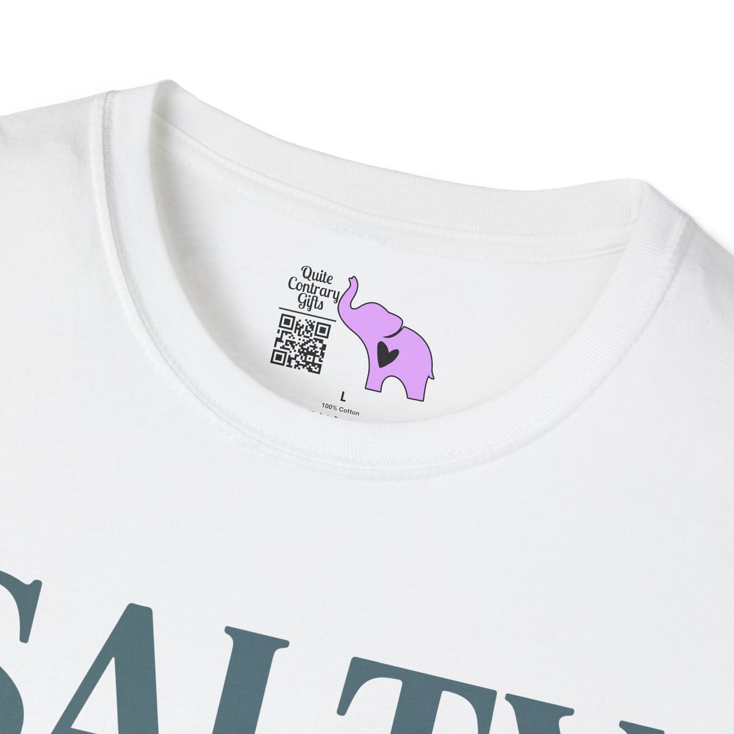 Salty LIl' Beach Adult T-shirt