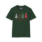 Merry Christmas Trees Adult T-shirt