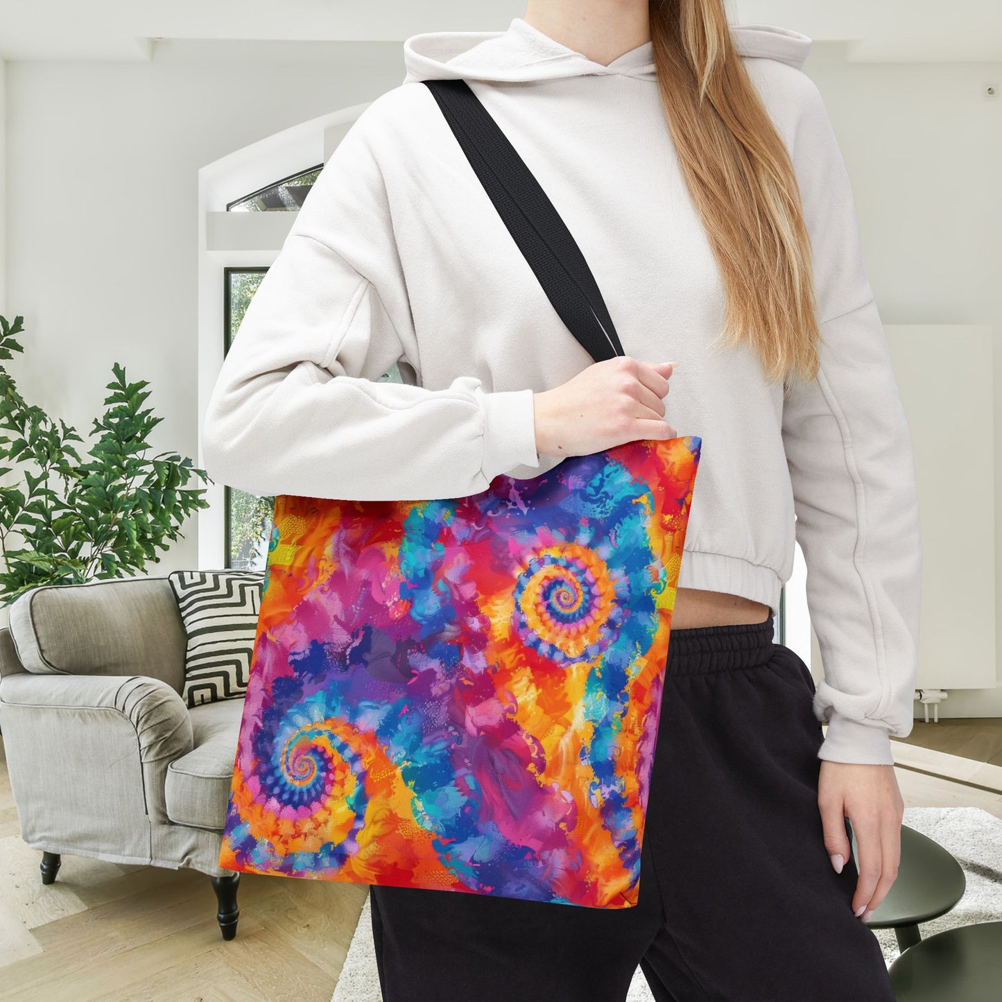 Rainbow Rebel Canvas Tote Bag