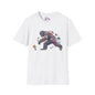 Flowers & Butterflies Bigfoot Adult T-shirt