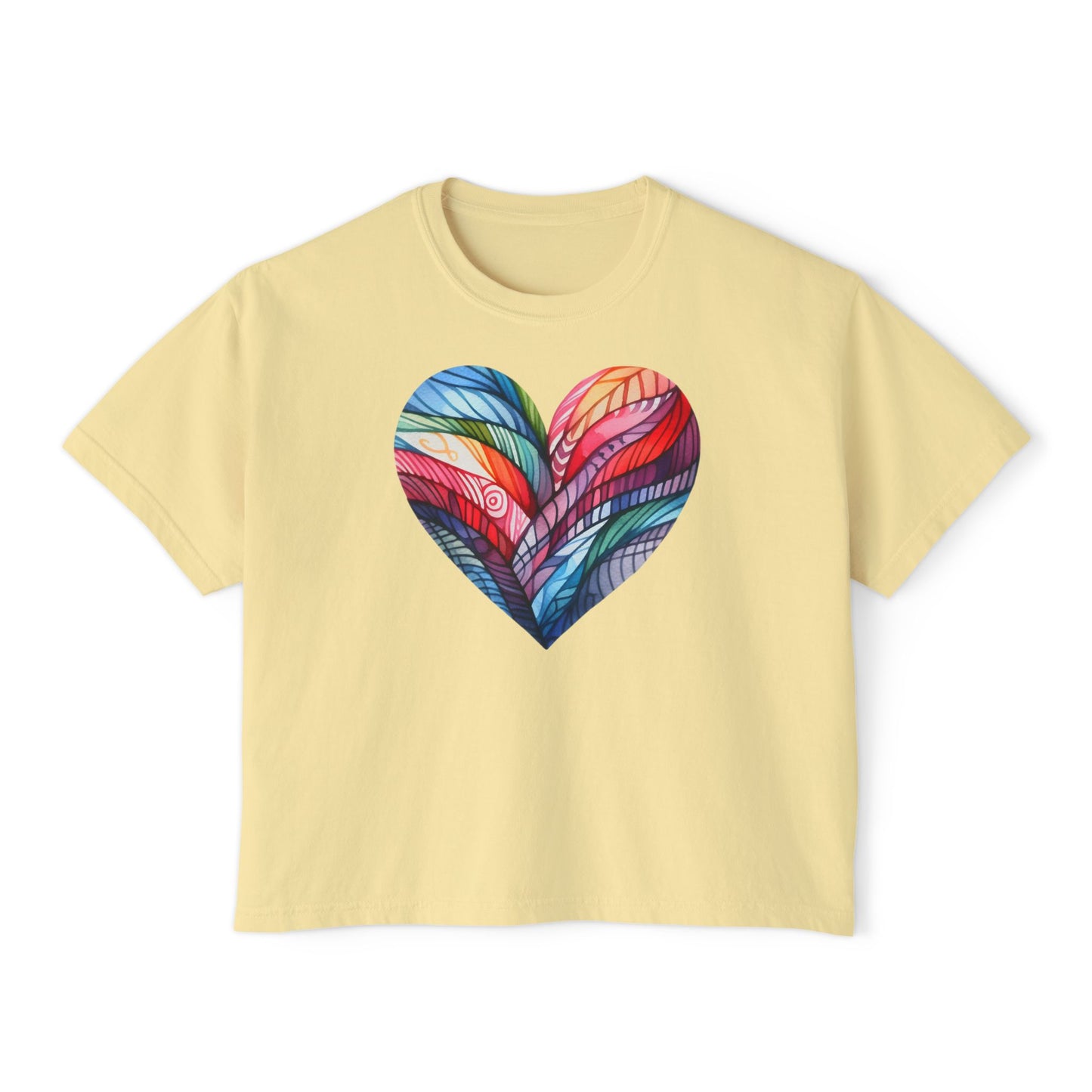 Heart of Many Colors Women's Boxy Tee