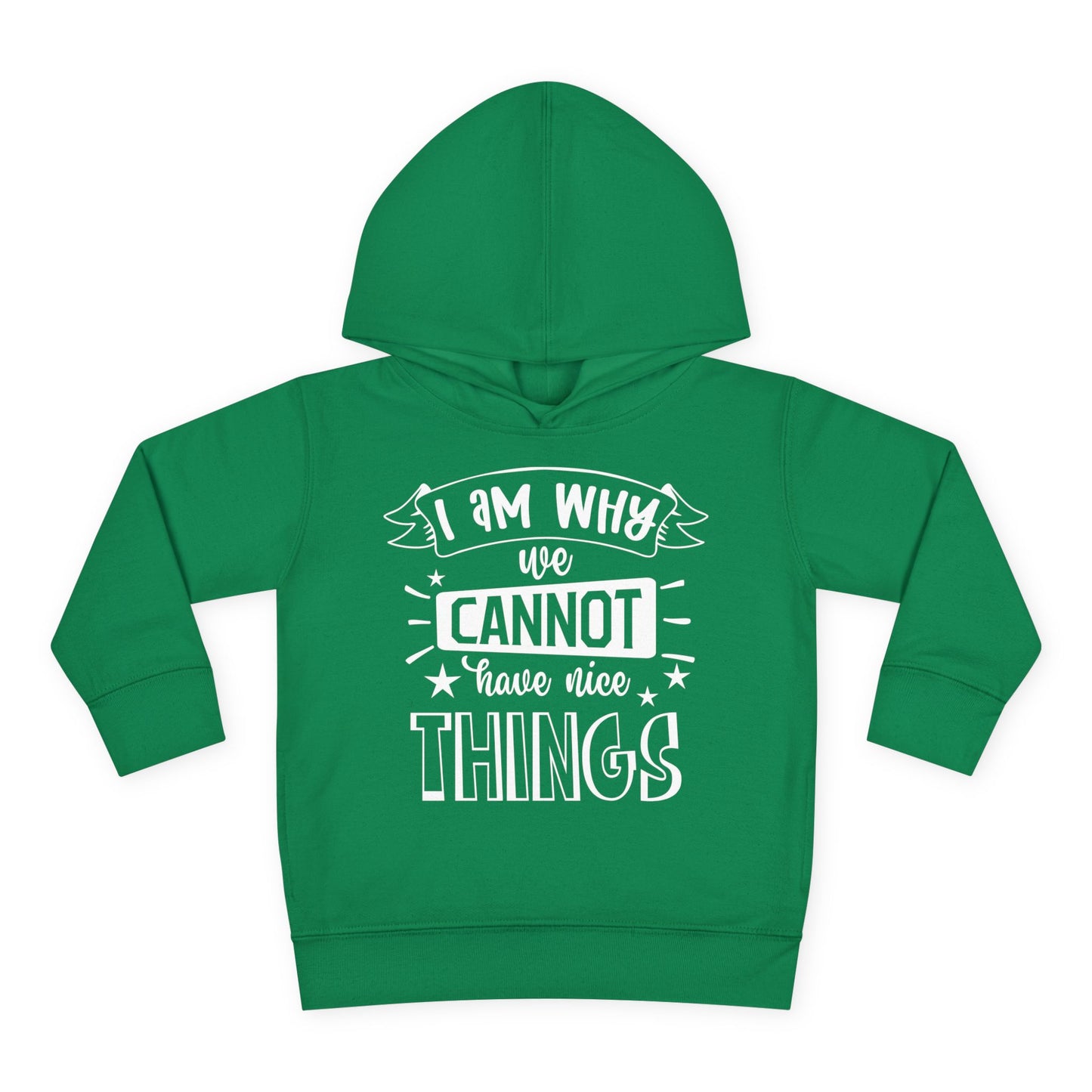 I Am Why We Cannot Have Nice Things Toddler Hoodie