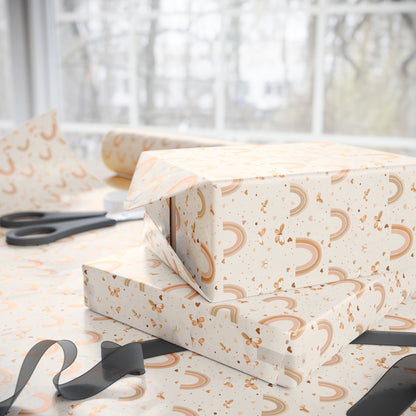 Butterfly Meadow Rainbows Wrapping Paper
