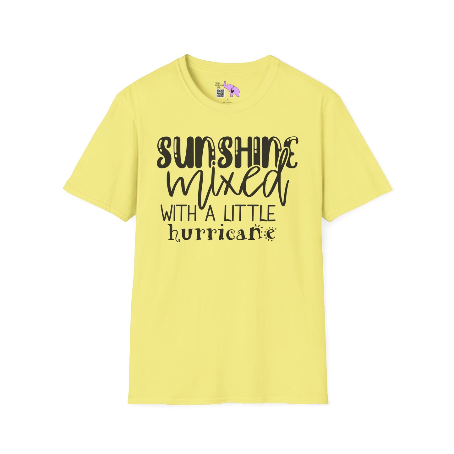 Sunshine Mixed With A Little Hurricane Adult T-shirt