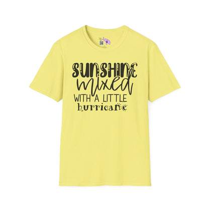 Sunshine Mixed With A Little Hurricane Adult T-shirt
