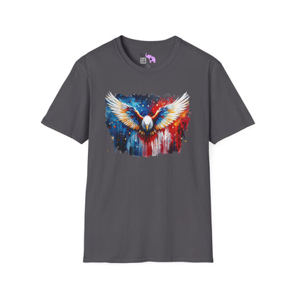 American Bald Eagle in Flight Adult T-shirt