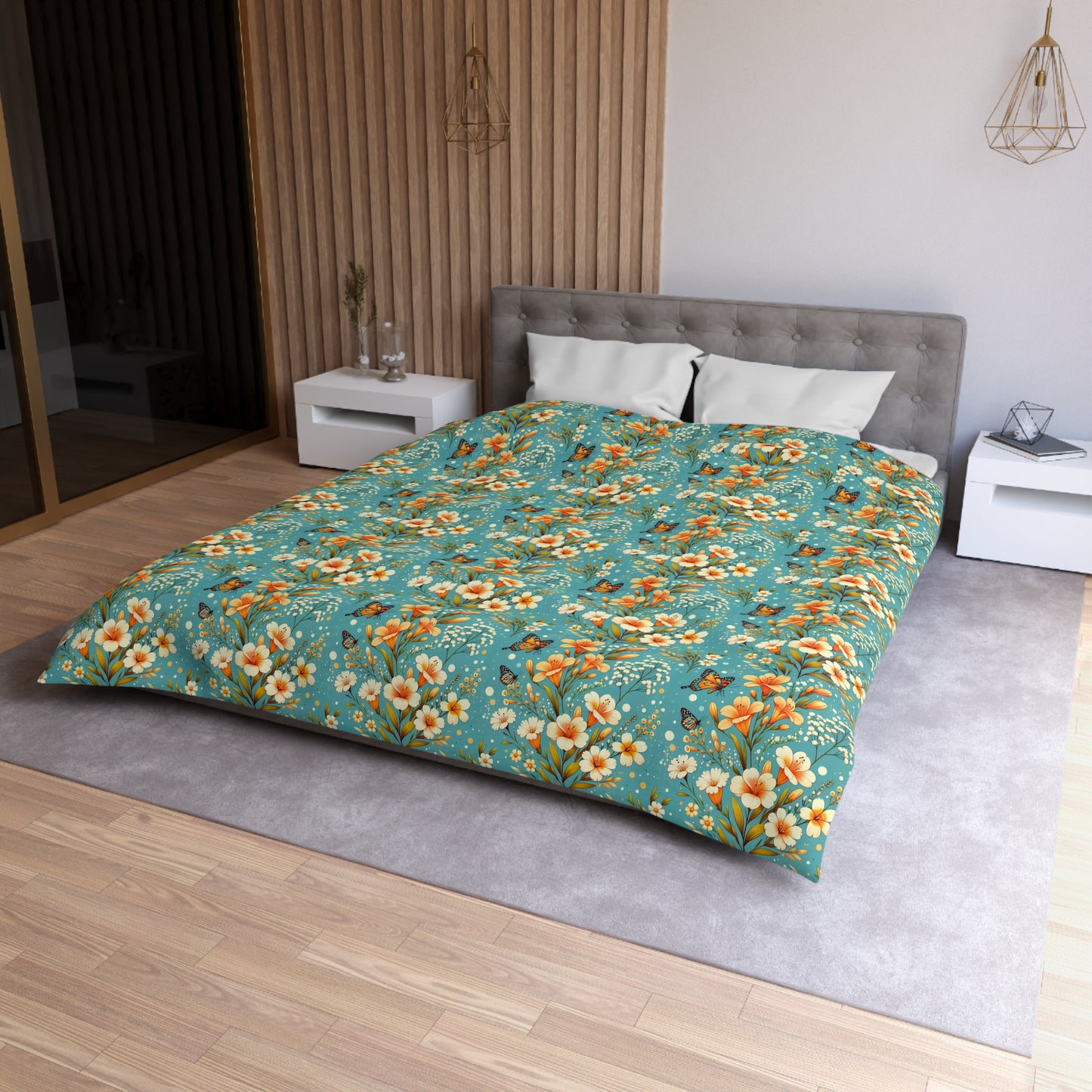 Petals & Wings Duvet Bedding Set