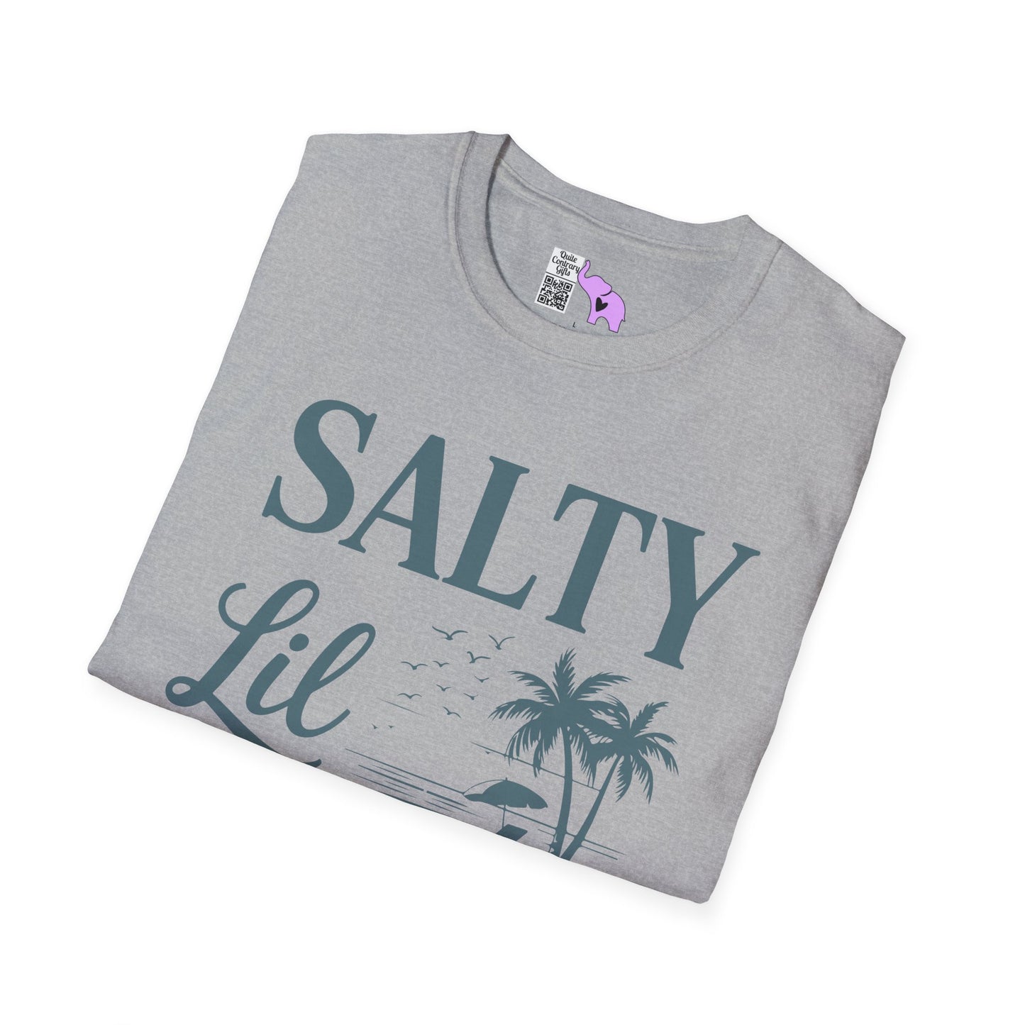 Salty LIl' Beach Adult T-shirt