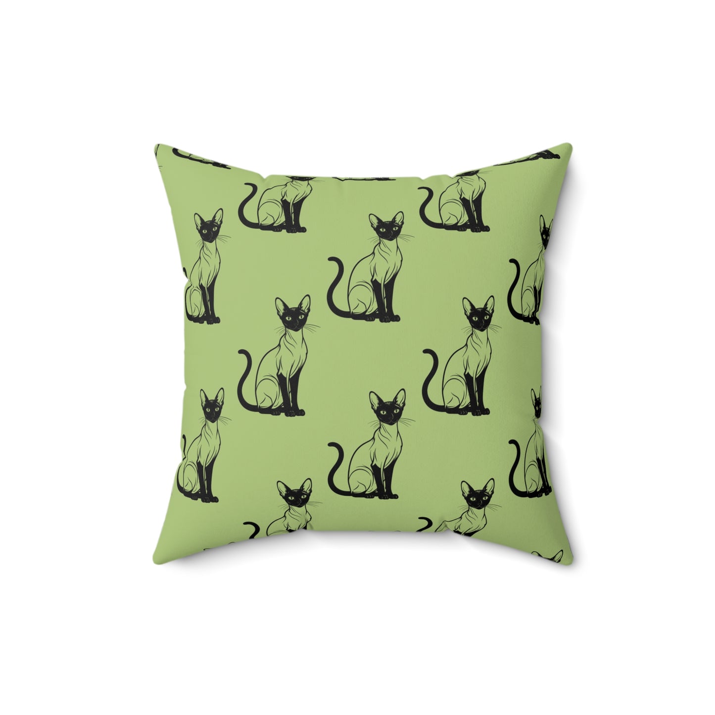 Siamese Charm – Sage Garden Throw Pillow