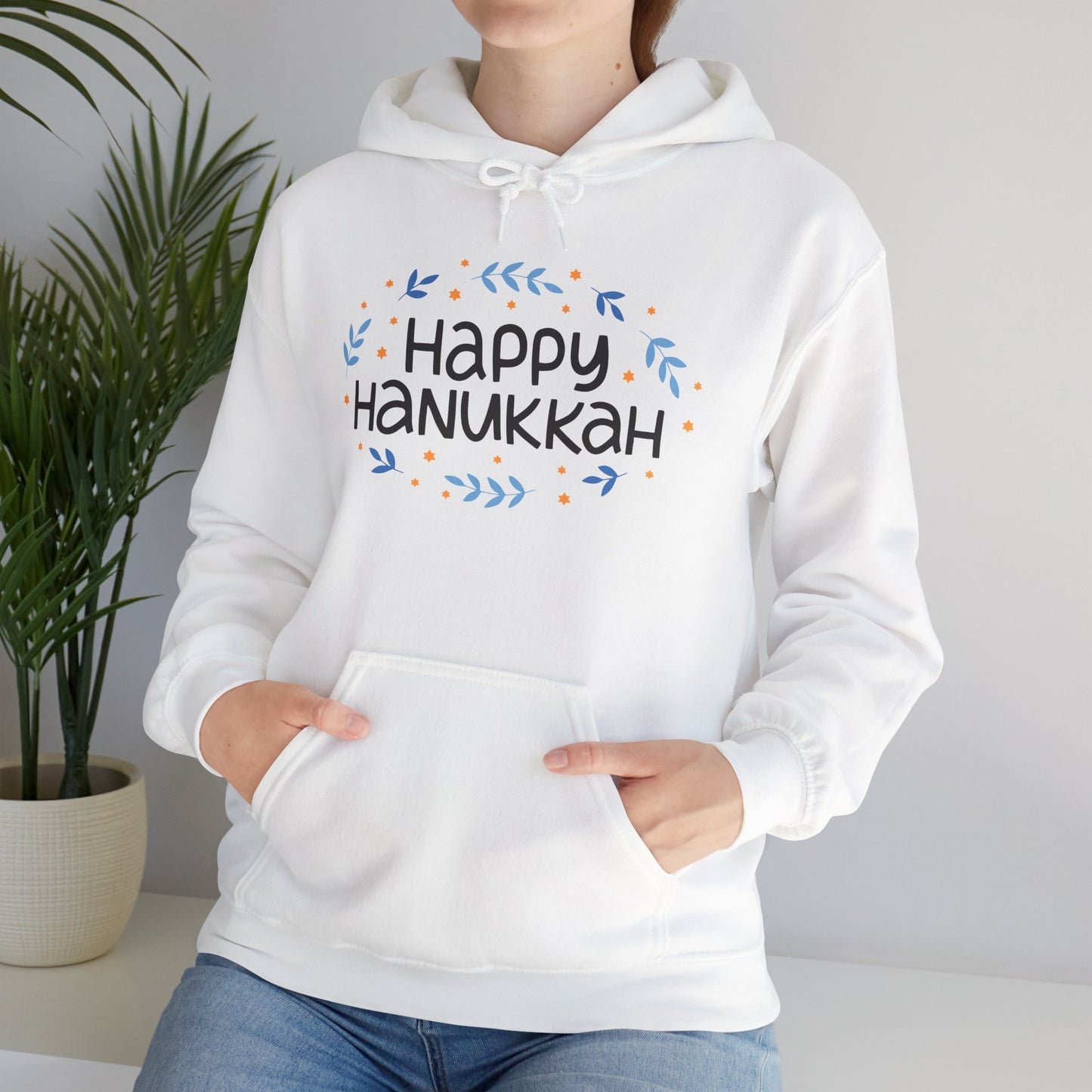 Happy Hanukkah 4 Heavy Blend™ Hooded Sweatshirt