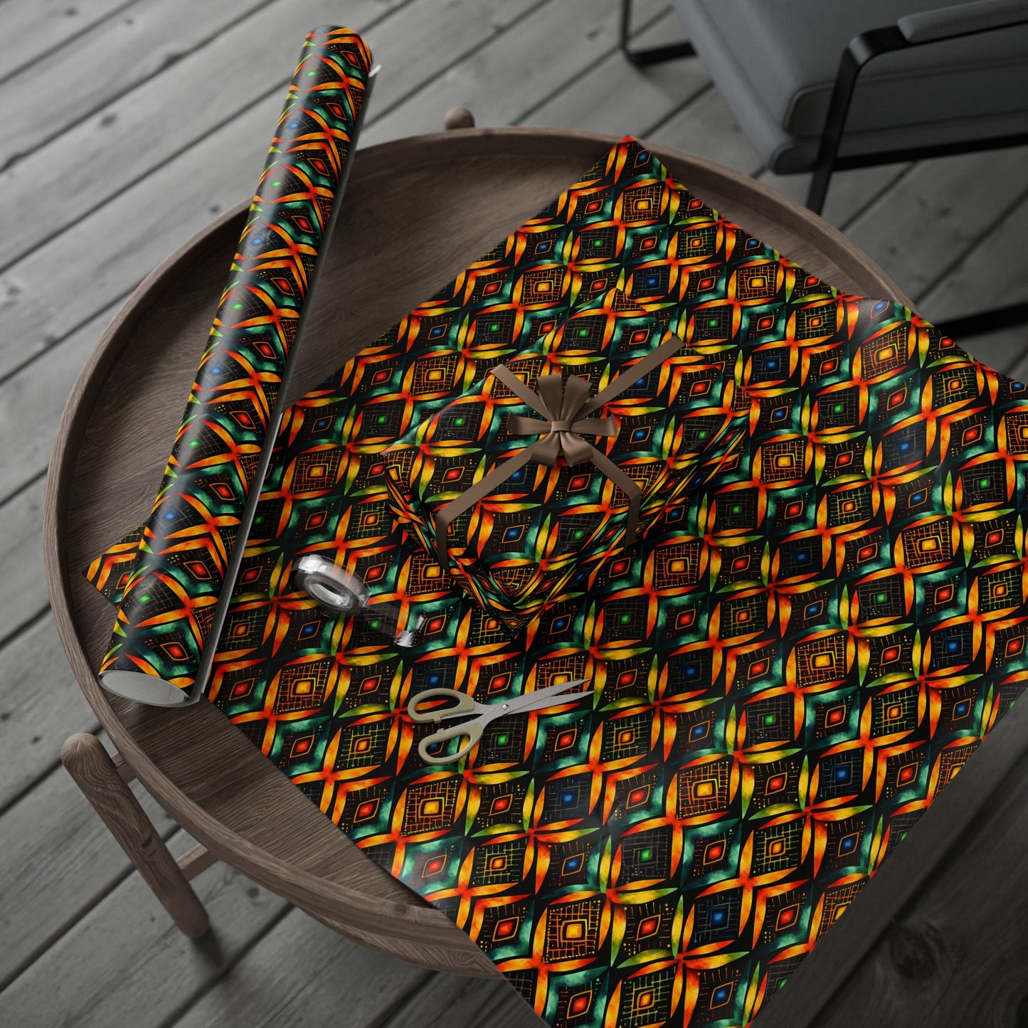 Legacy Lines Kwanzaa Wrapping Paper