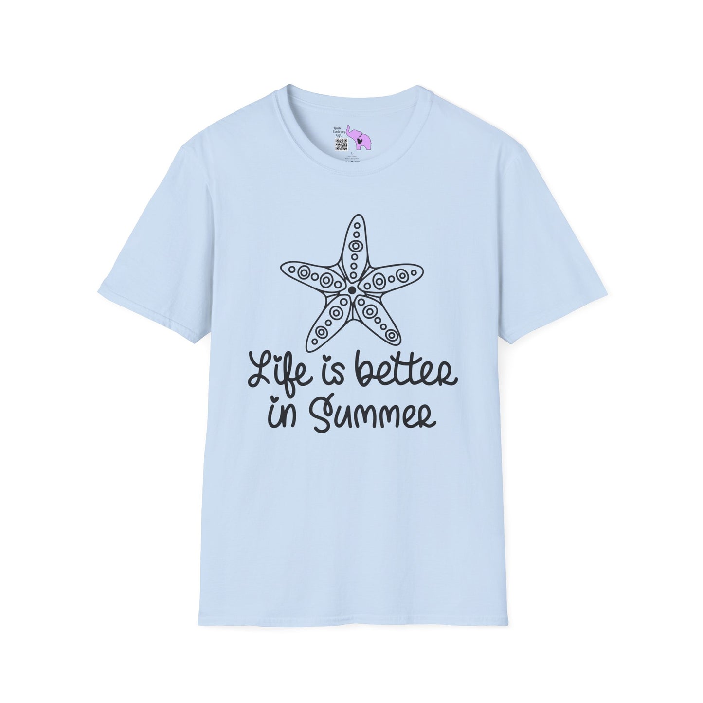 Life Is Better In Summer Adult T-shirt