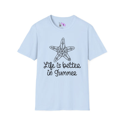 Life Is Better In Summer Adult T-shirt