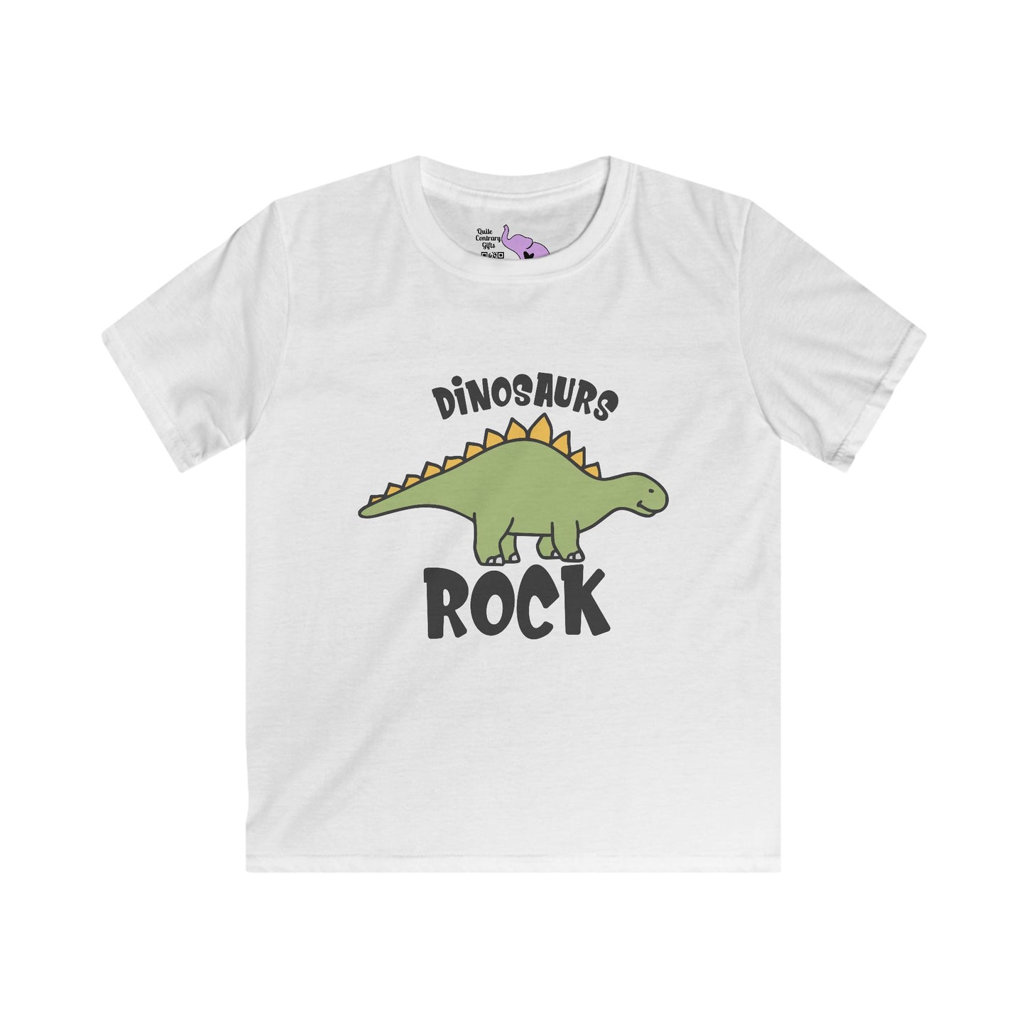 Dinosaurs Rock Youth Softstyle Tee