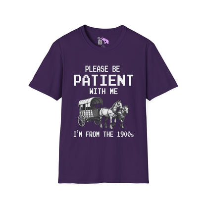Please Be Patient With Me I'm From The 1900's (Pixelated) Adult T-shirt