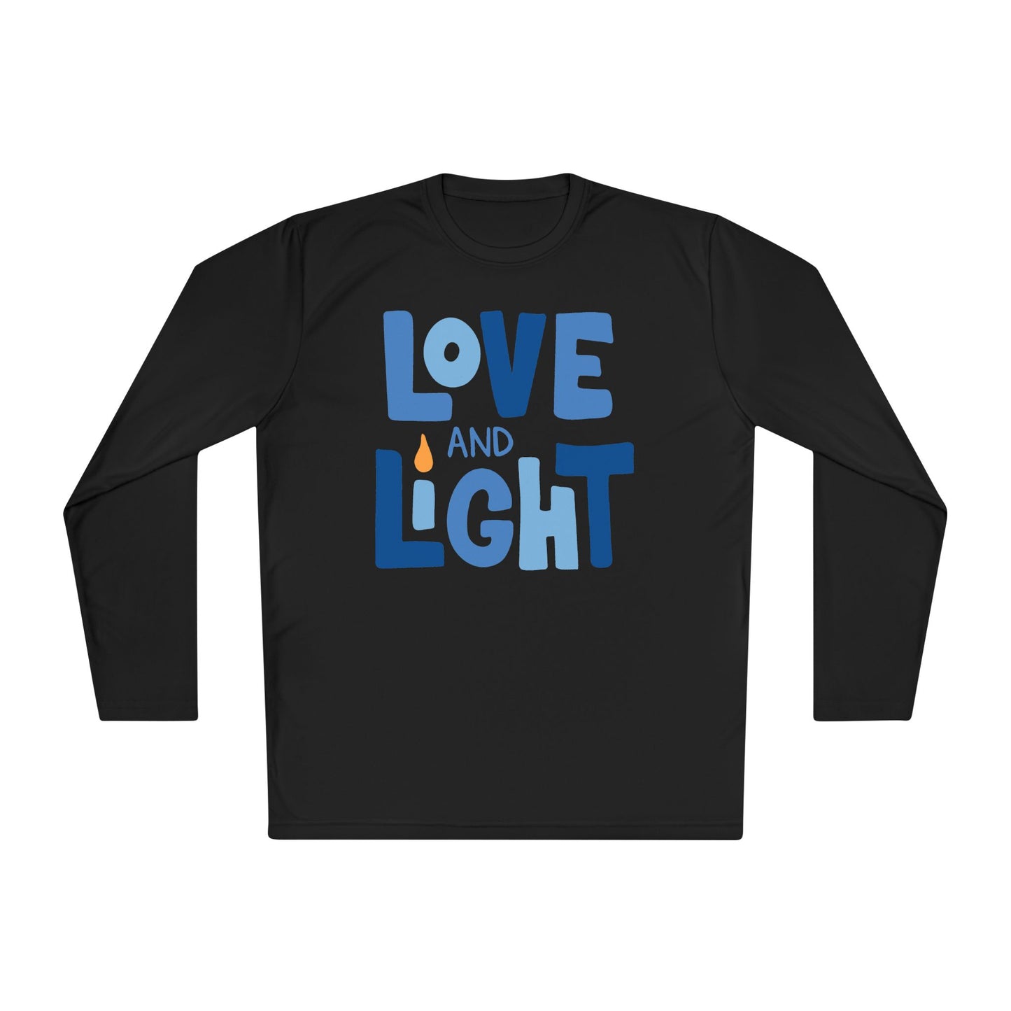 Hanukkah Love & Light 2 Adult Long Sleeve Tee