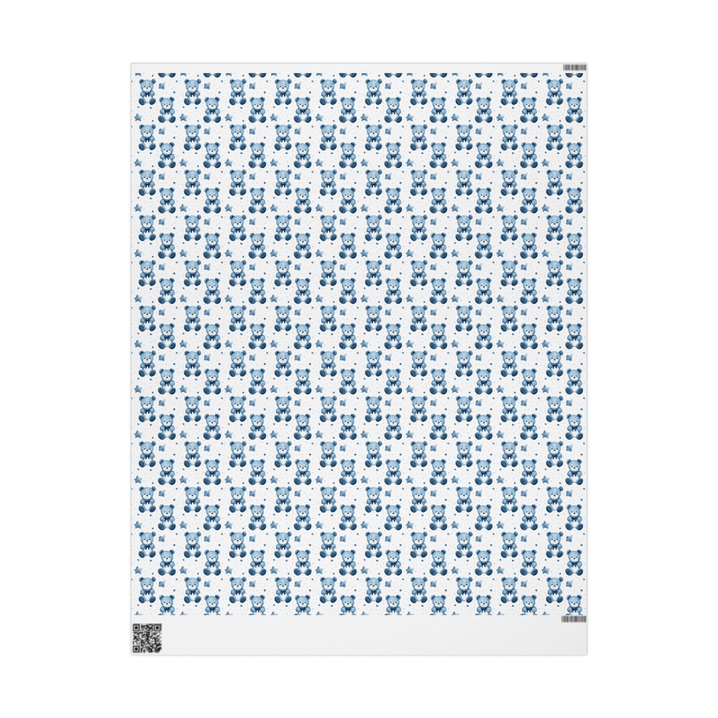 Blue Bear Hugs Gift Wrap for All Occasions