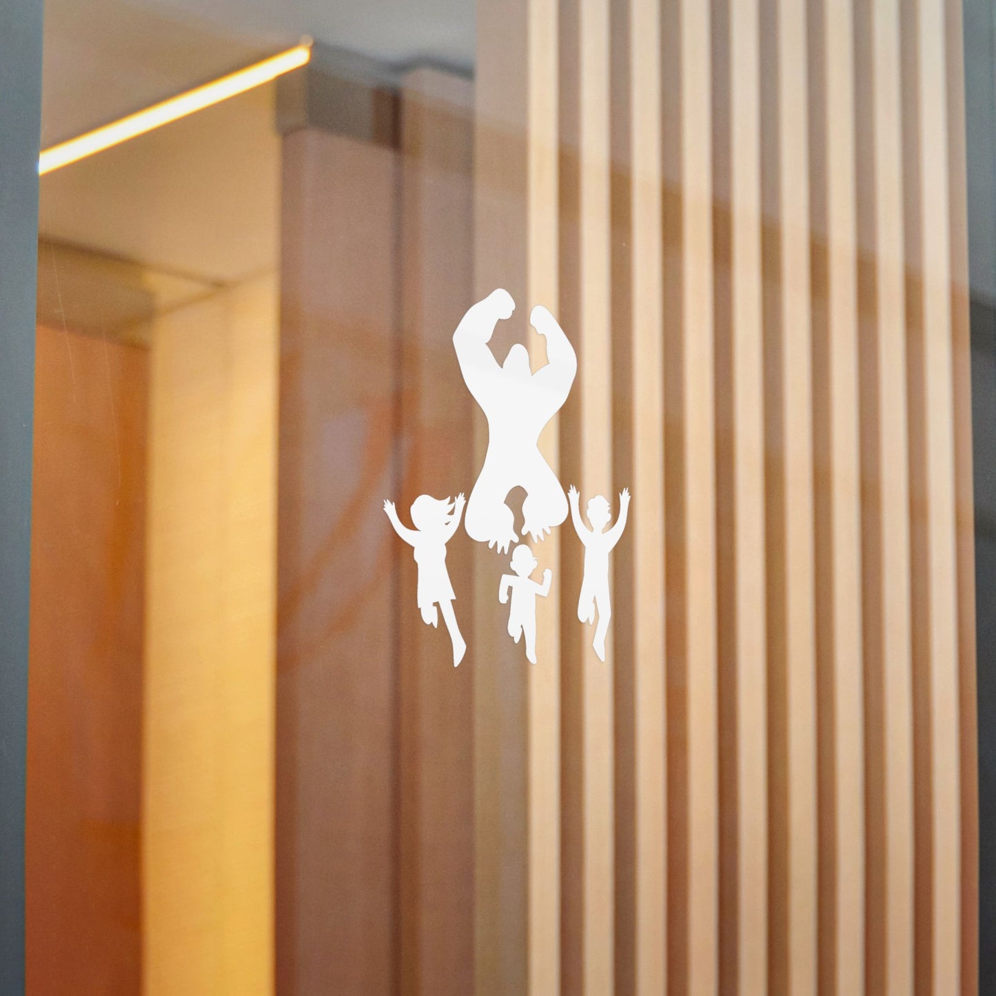 Bigfoot Chasing Family Decal